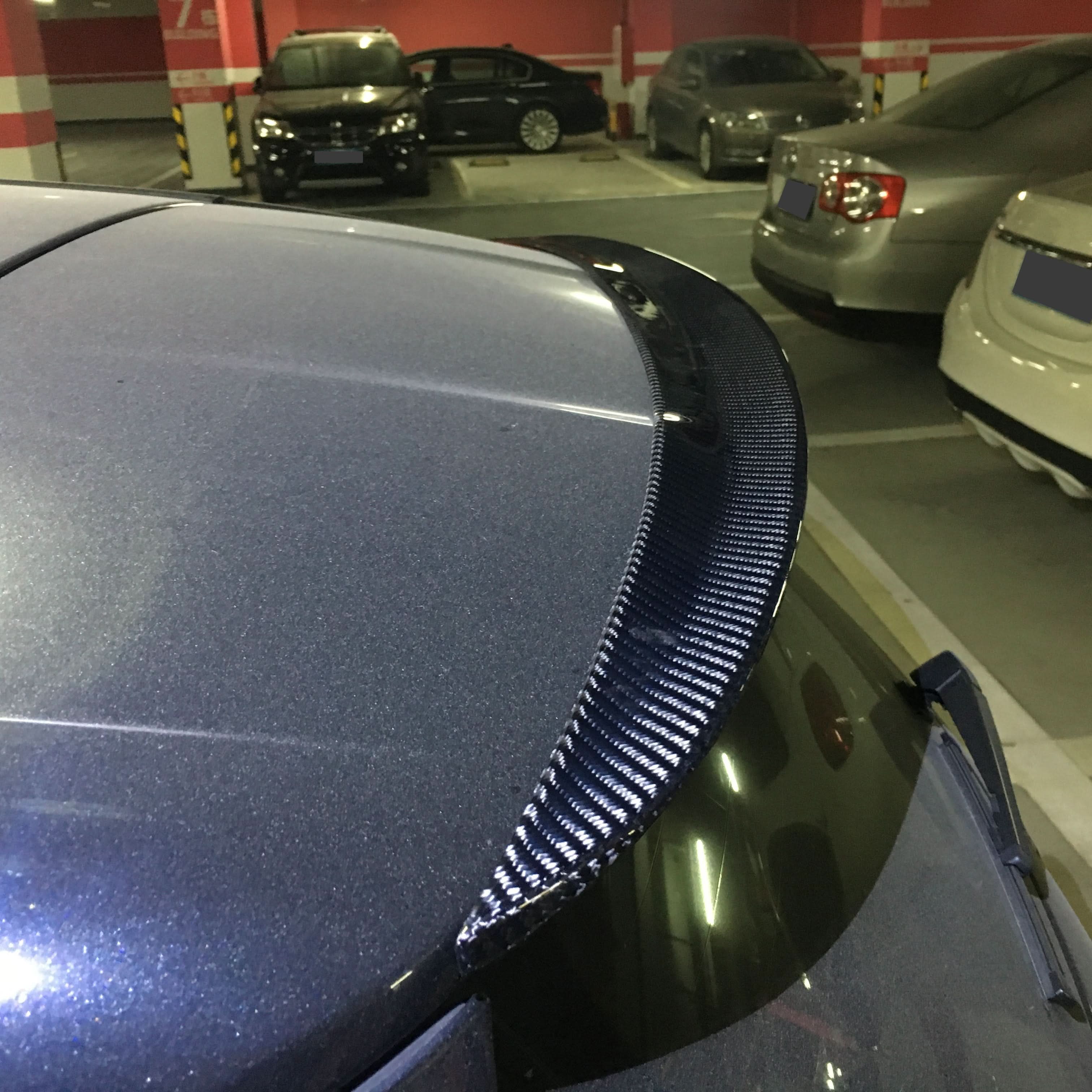CF Style Carbon Fibre Roof Spoiler for Mercedes Benz W176 A Class 13-18 - Carbon Factory