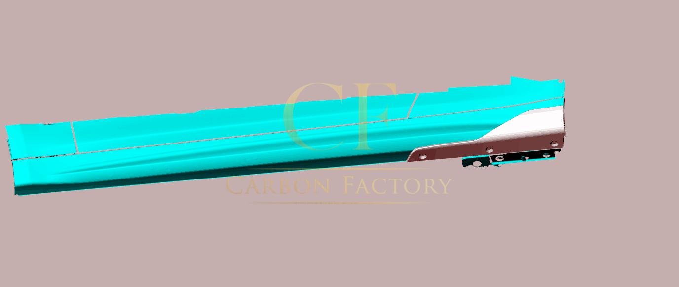 CF Style Carbon Fibre Side Skirts for BMW F32 F33 F36 4 Series 14-20-Carbon Factory