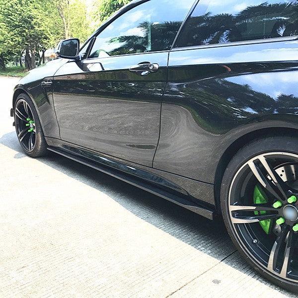 CF Style Carbon Fibre Side Skirts for BMW F87 F87C M2 16-21-Carbon Factory