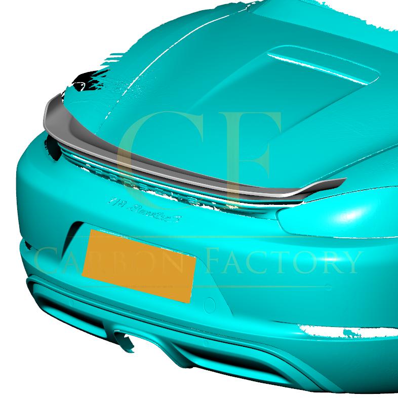 CF Style Carbon Fibre Spoiler for Porsche Boxster 718 16-21-Carbon Factory