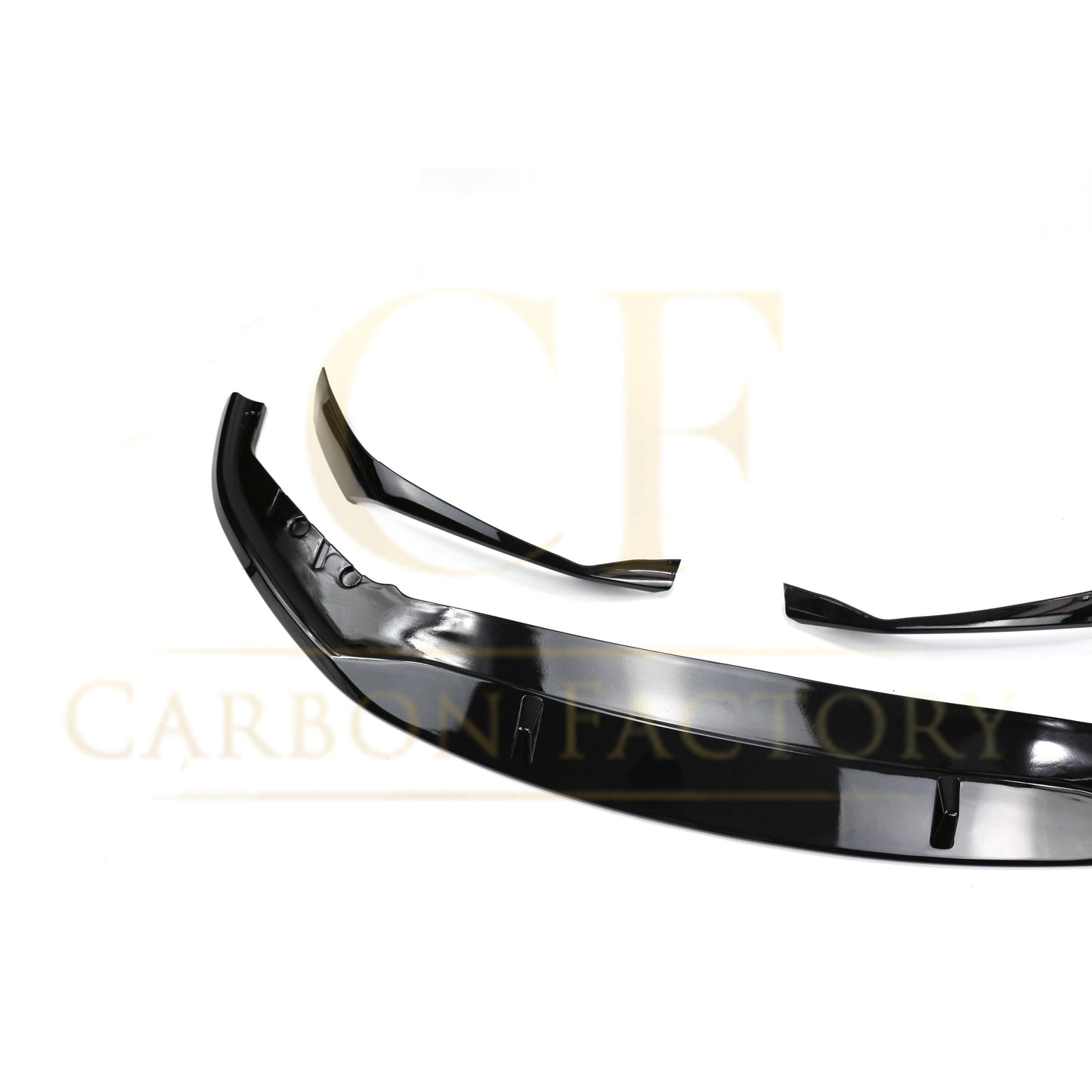 CF Style Gloss Black Front Splitter for BMW G30 G31 5 Series LCI 21-24-Carbon Factory