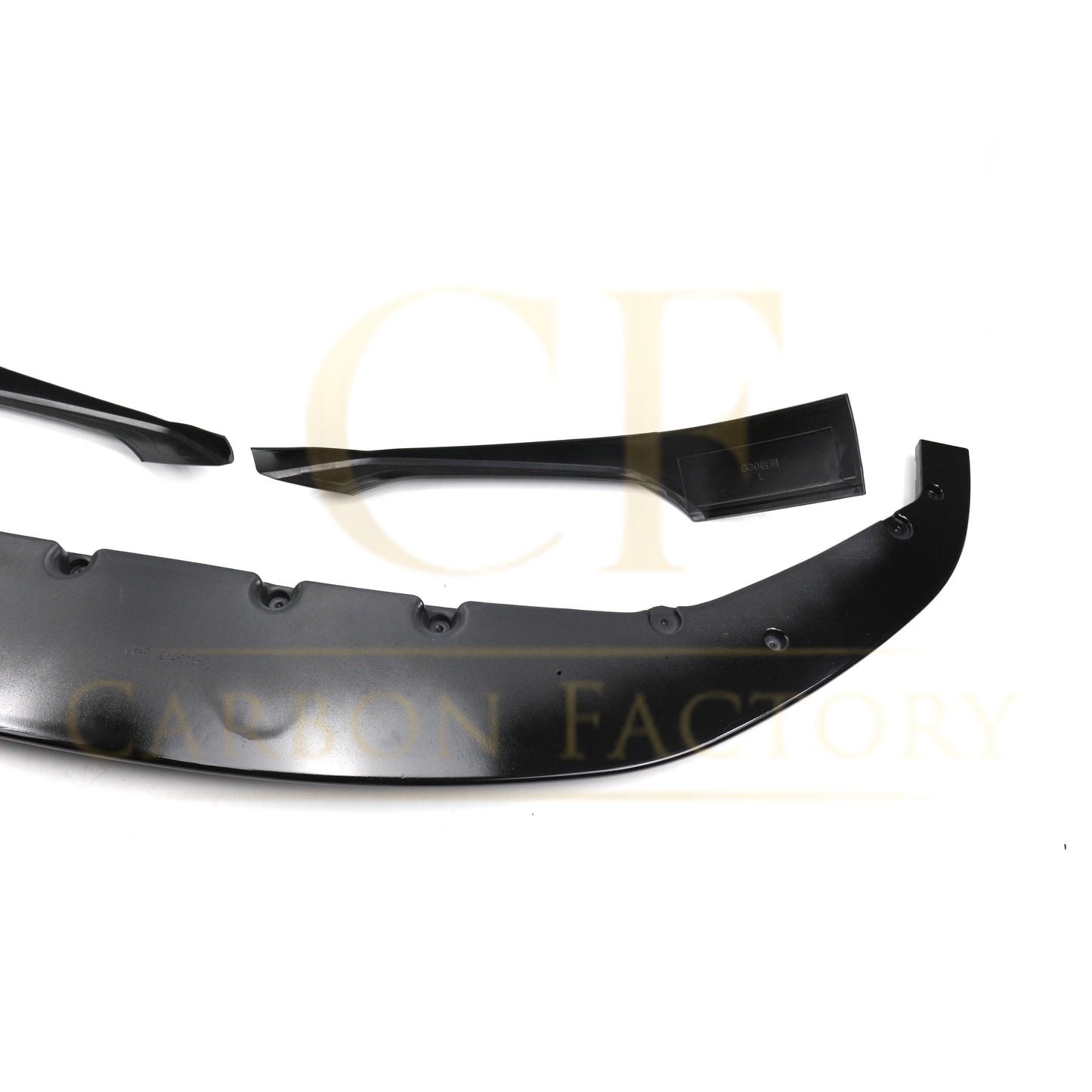 CF Style Gloss Black Front Splitter for BMW G30 G31 5 Series LCI 21-24-Carbon Factory