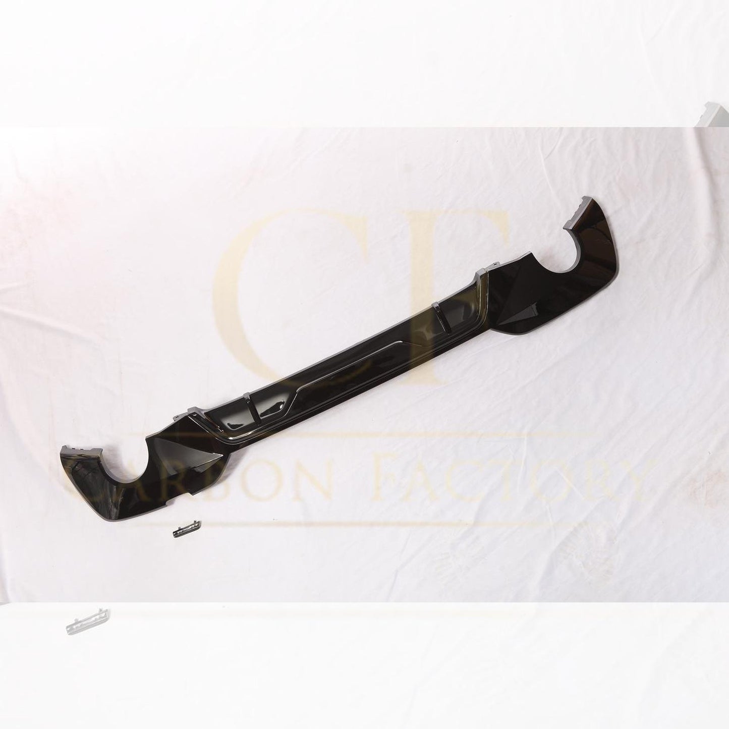CF Style Gloss Black Rear Diffuser Quad Exhaust for BMW 3 Series G20 G21 Pre-LCI 19-22-Carbon Factory