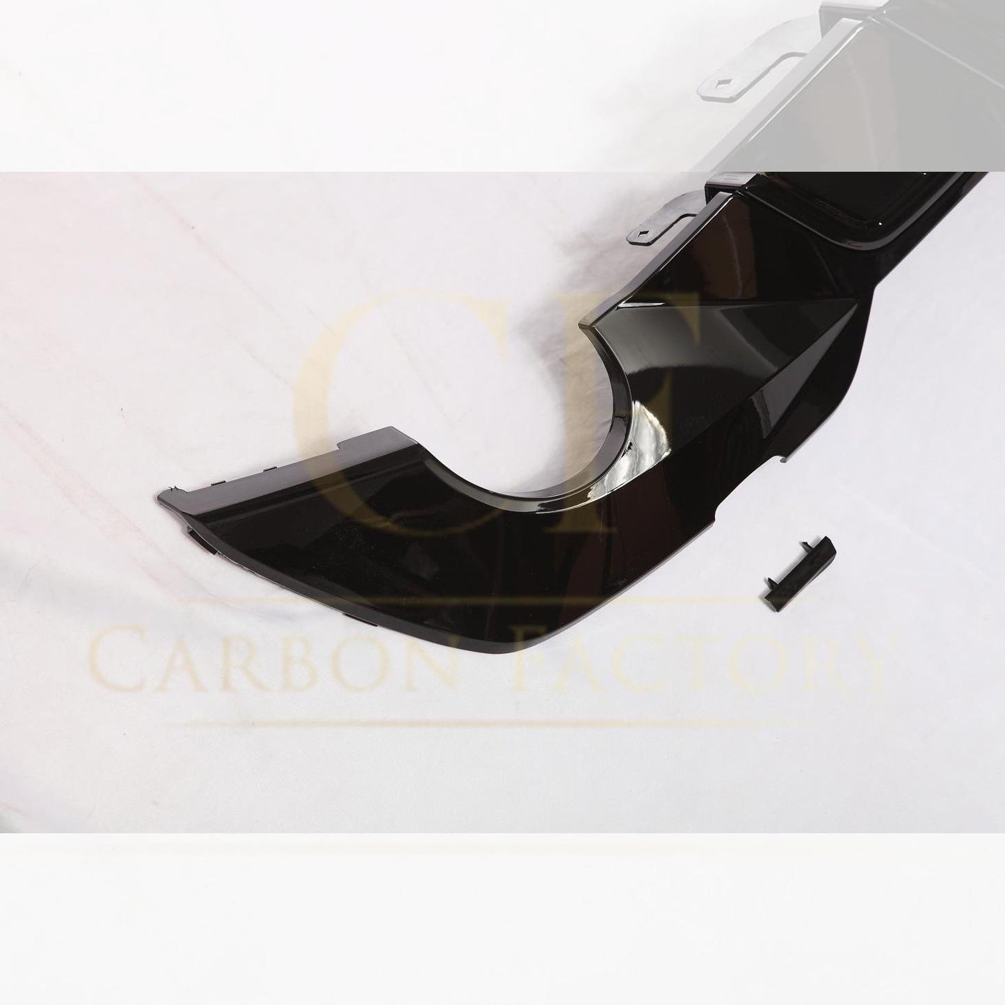 CF Style Gloss Black Rear Diffuser Quad Exhaust for BMW 3 Series G20 G21 Pre-LCI 19-22-Carbon Factory