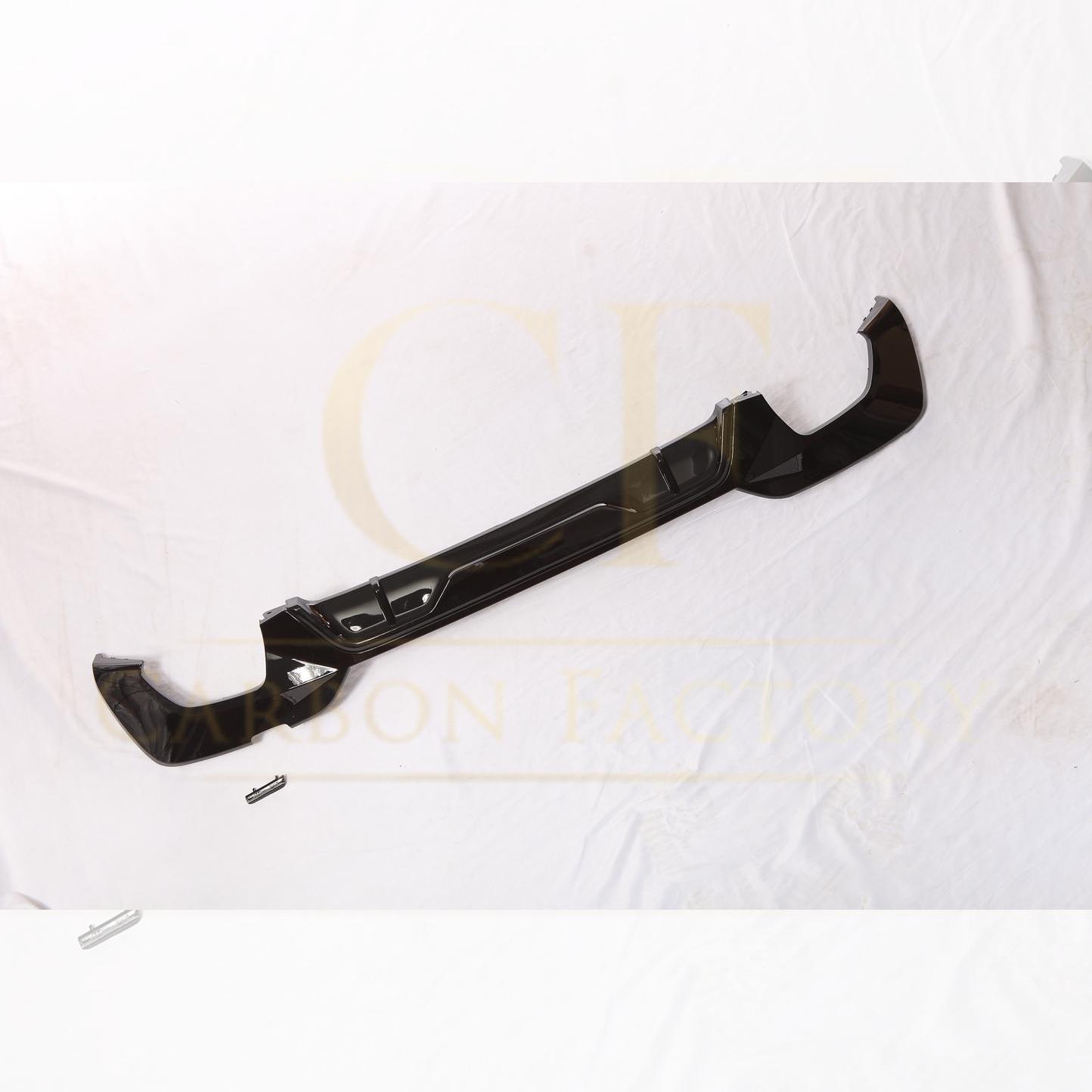 CF Style Gloss Black Rear Diffuser Quad Exhaust for BMW 3 Series G20 G21 Pre-LCI 19-22-Carbon Factory