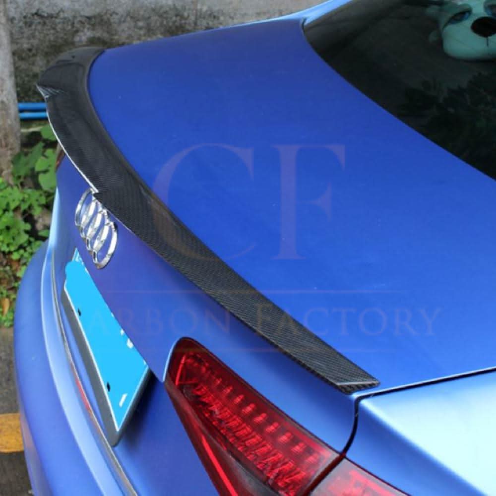 CF Style Pre-Preg Carbon Fibre Boot Spoiler for Audi A4 B8 B8.5 08-15 - Carbon Factory