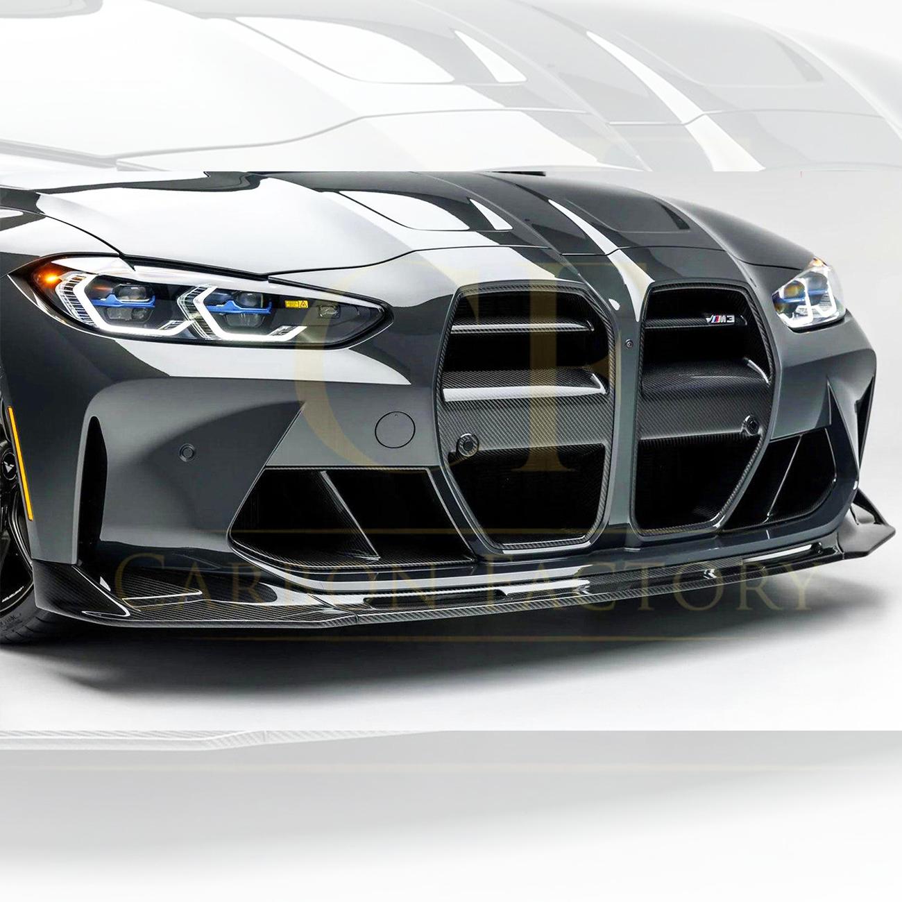 CF Style Pre-Preg Carbon Fibre Front Splitter for BMW G80 M3 G82 G83 M4 21-Present-Carbon Factory