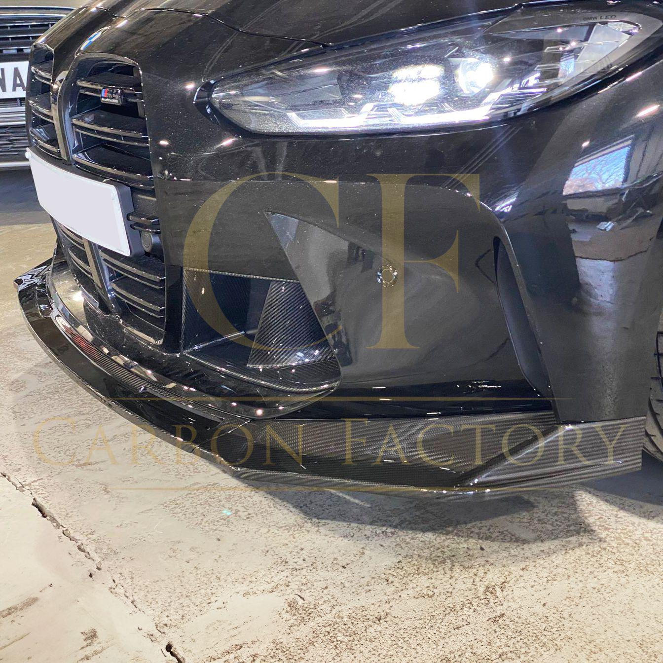 CF Style Pre-Preg Carbon Fibre Front Splitter for BMW G80 M3 G82 G83 M4 21-Present-Carbon Factory