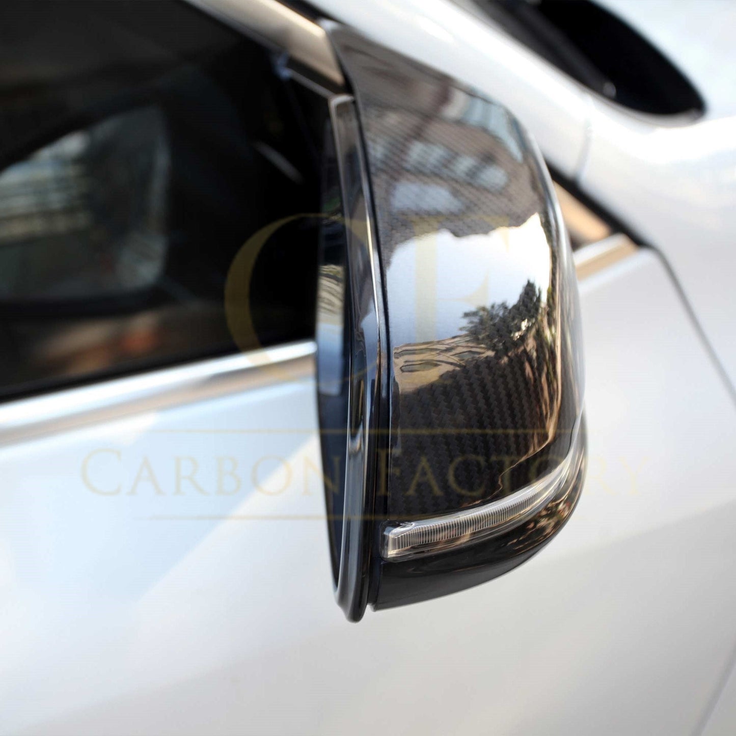 CF Style Pre-Preg Carbon Fibre Mirror Covers for Toyota Supra A90 19-24-Carbon Factory