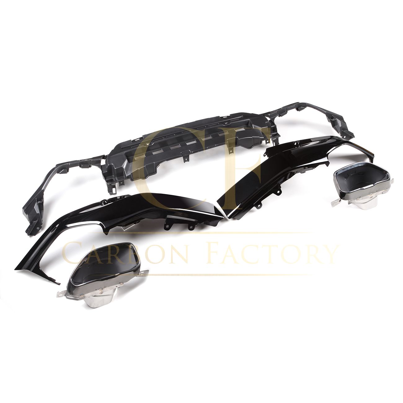 CF Style Pre-Preg Carbon Fibre Rear Diffuser for BMW 2 Series G42 Coupe 21-Present-Carbon Factory
