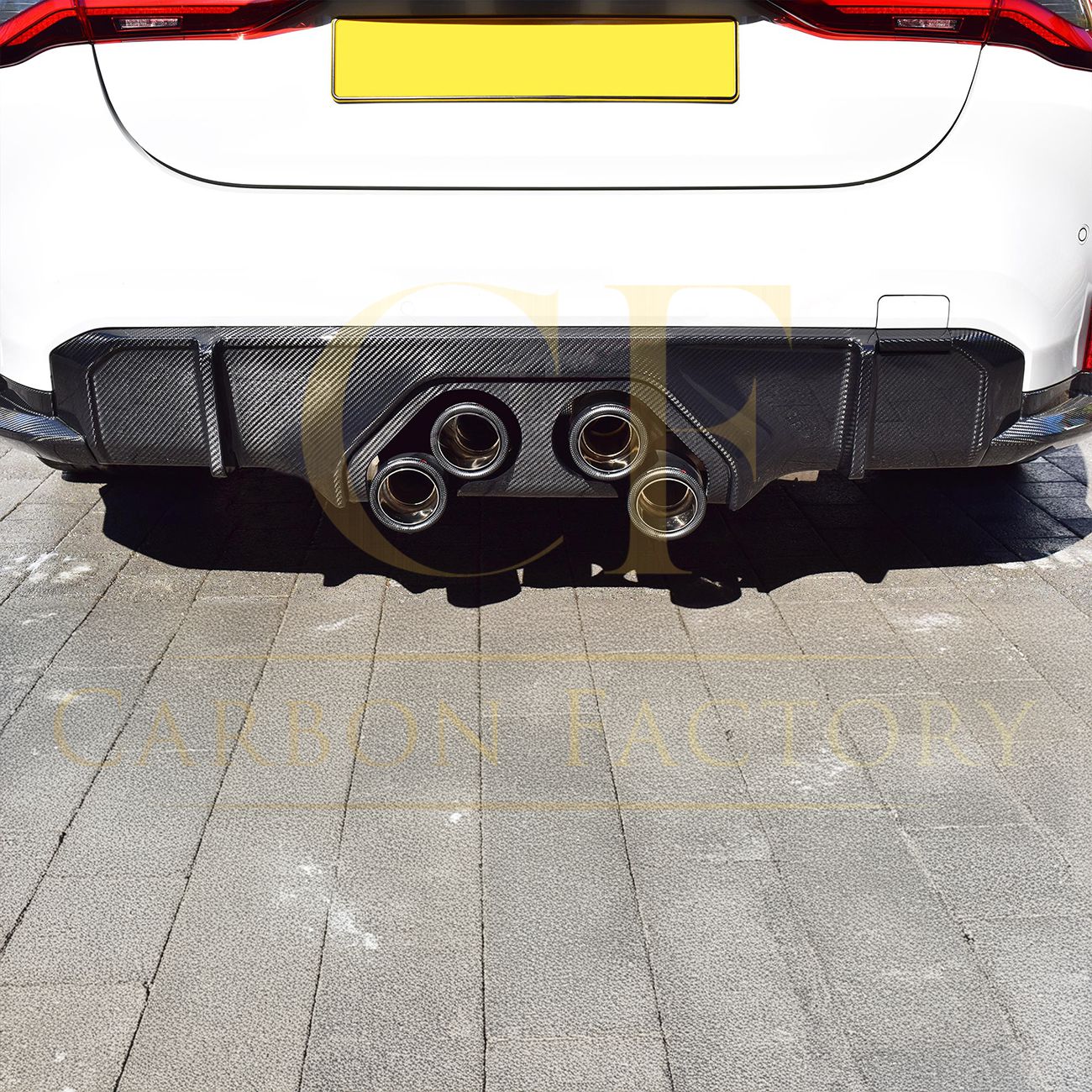 CF Style Pre-Preg Carbon Fibre Rear Diffuser for BMW G80 M3 G82 G83 M4 21-Present-Carbon Factory