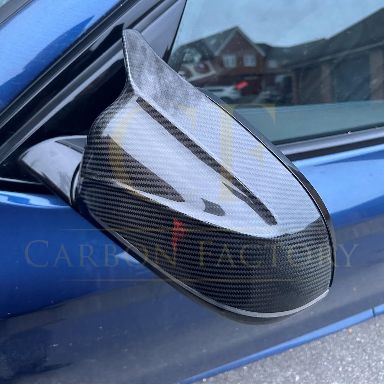 CF Style Pre-Preg Carbon Fibre Replacement Mirror Covers for BMW G01 X3 G08 IX3 19-25-Carbon Factory