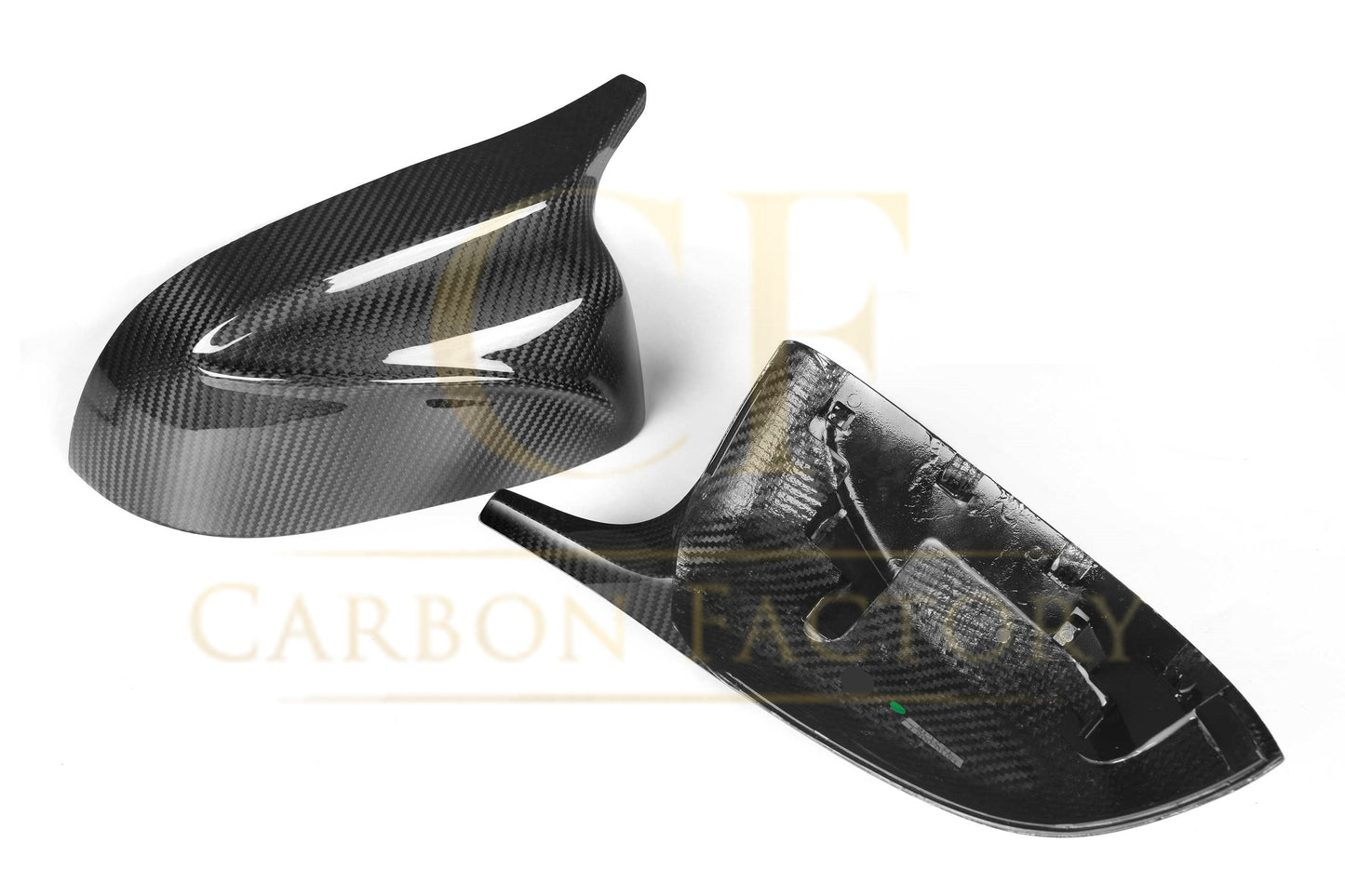 CF Style Pre-Preg Carbon Fibre Replacement Mirror Covers for BMW G01 X3 G08 IX3 19-25-Carbon Factory