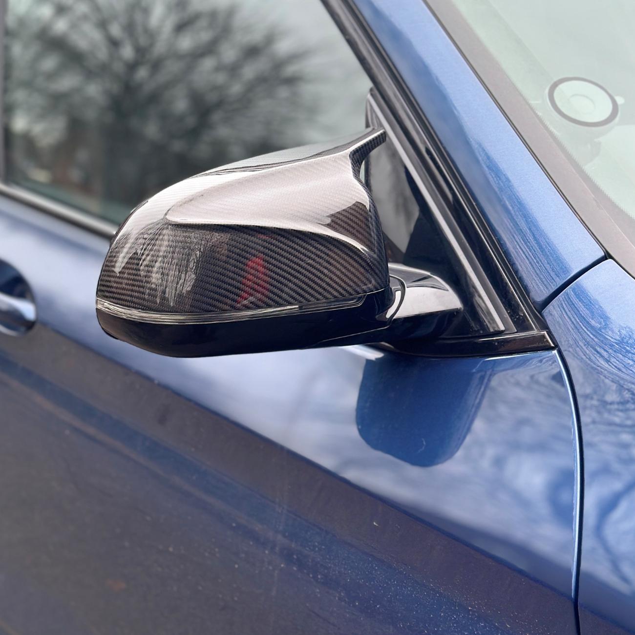 CF Style Pre-Preg Carbon Fibre Replacement Mirror Covers for BMW G01 X3 G08 IX3 19-25-Carbon Factory