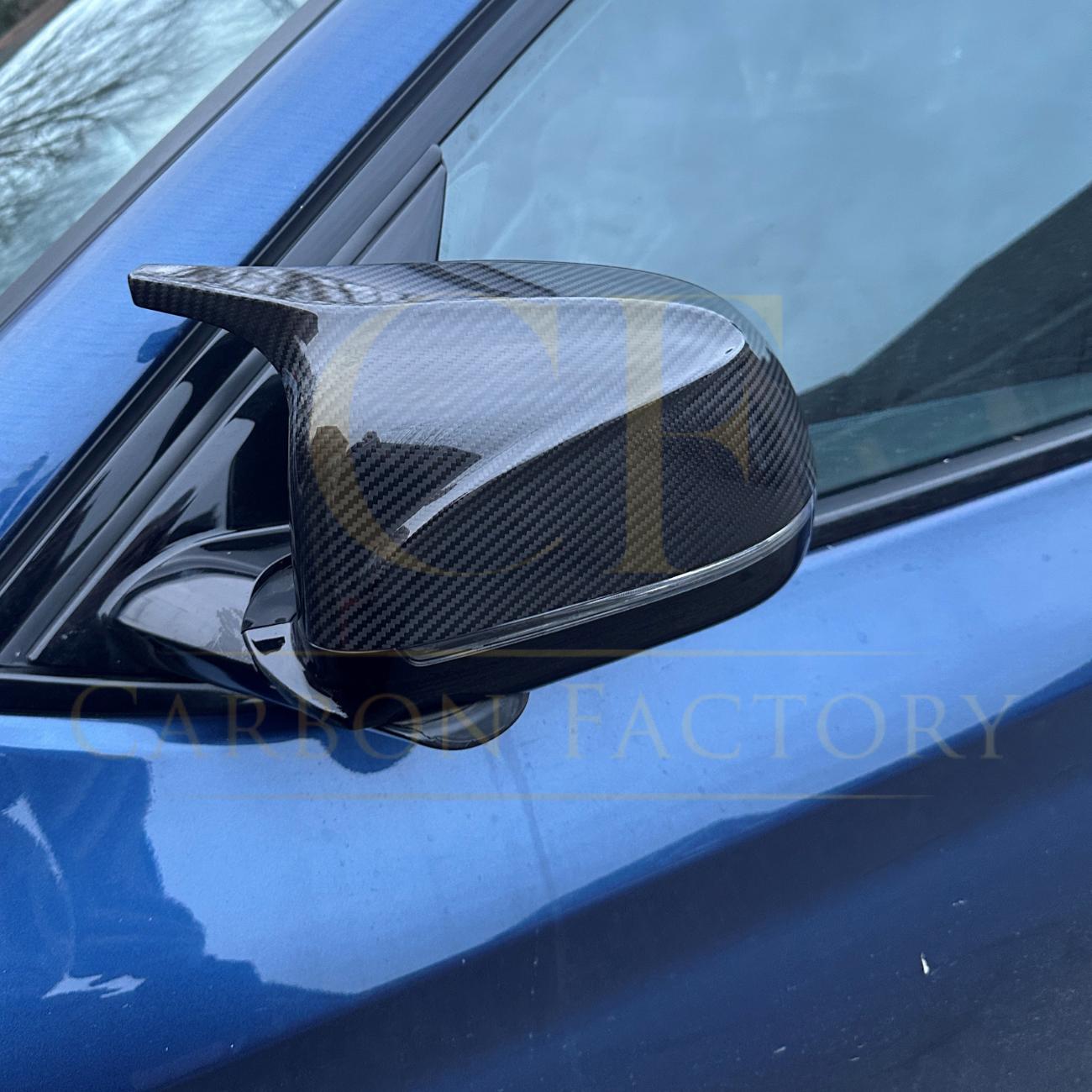 CF Style Pre-Preg Carbon Fibre Replacement Mirror Covers for BMW G01 X3 G08 IX3 19-25-Carbon Factory