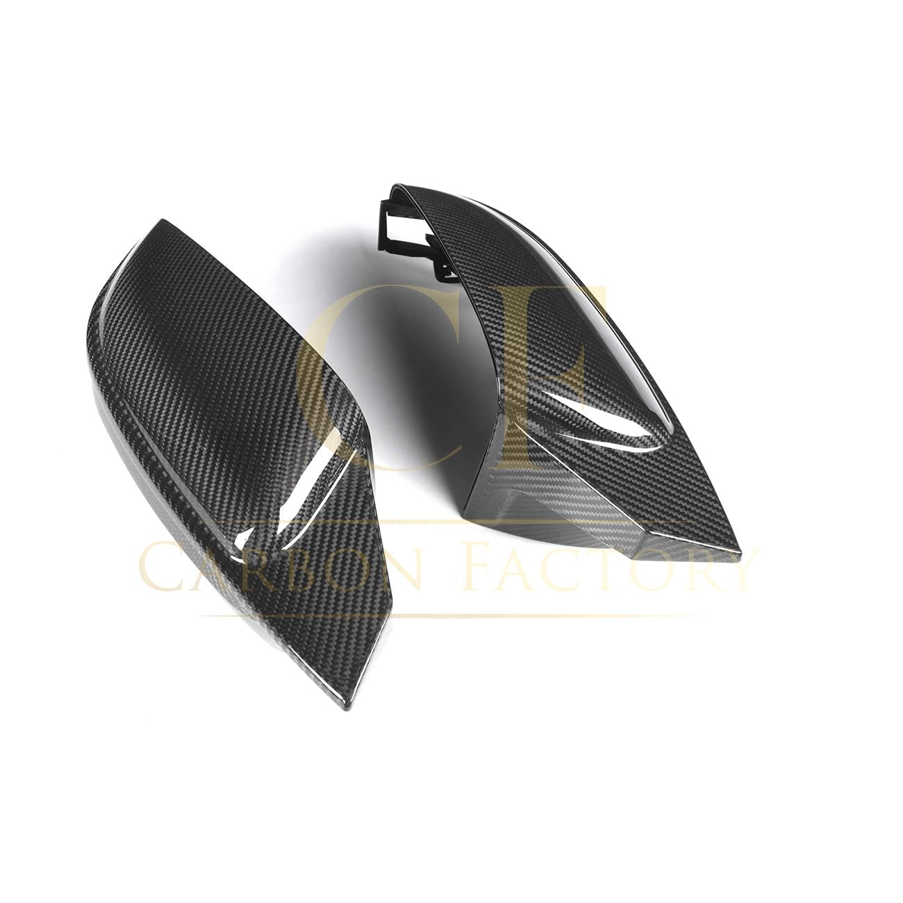 CF Style Pre-Preg Carbon Fibre Replacement Mirror Covers for BMW G20 G21 3 Series LHD 20-25-Carbon Factory