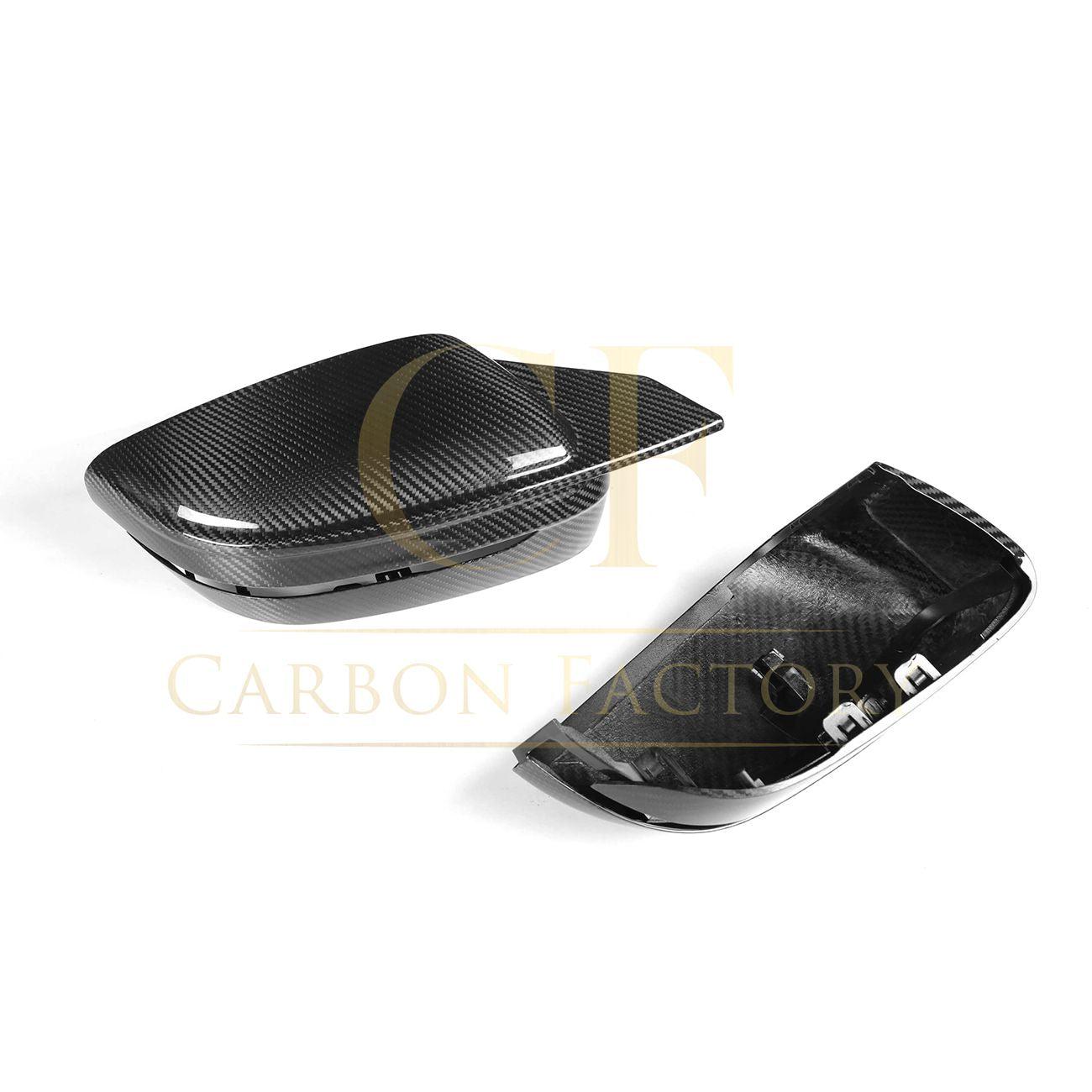 CF Style Pre-Preg Carbon Fibre Replacement Mirror Covers for BMW G20 G21 3 Series LHD 20-25-Carbon Factory