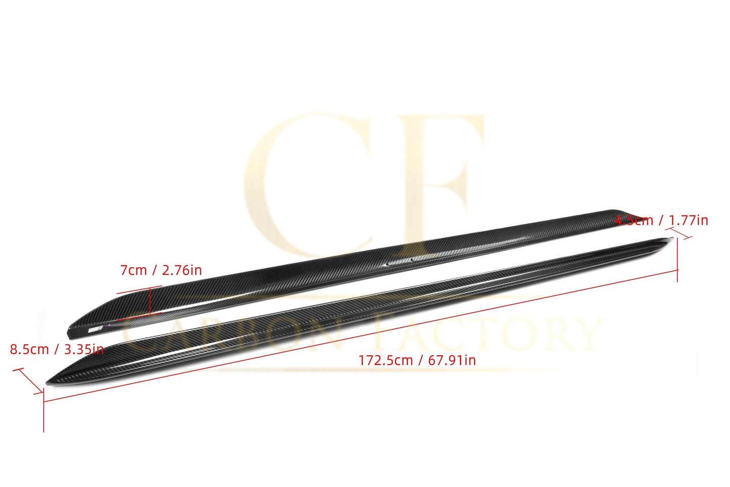 CF Style Pre-Preg Carbon Fibre Side Skirt for BMW G20 3 Series M Sport 19-Present-Carbon Factory