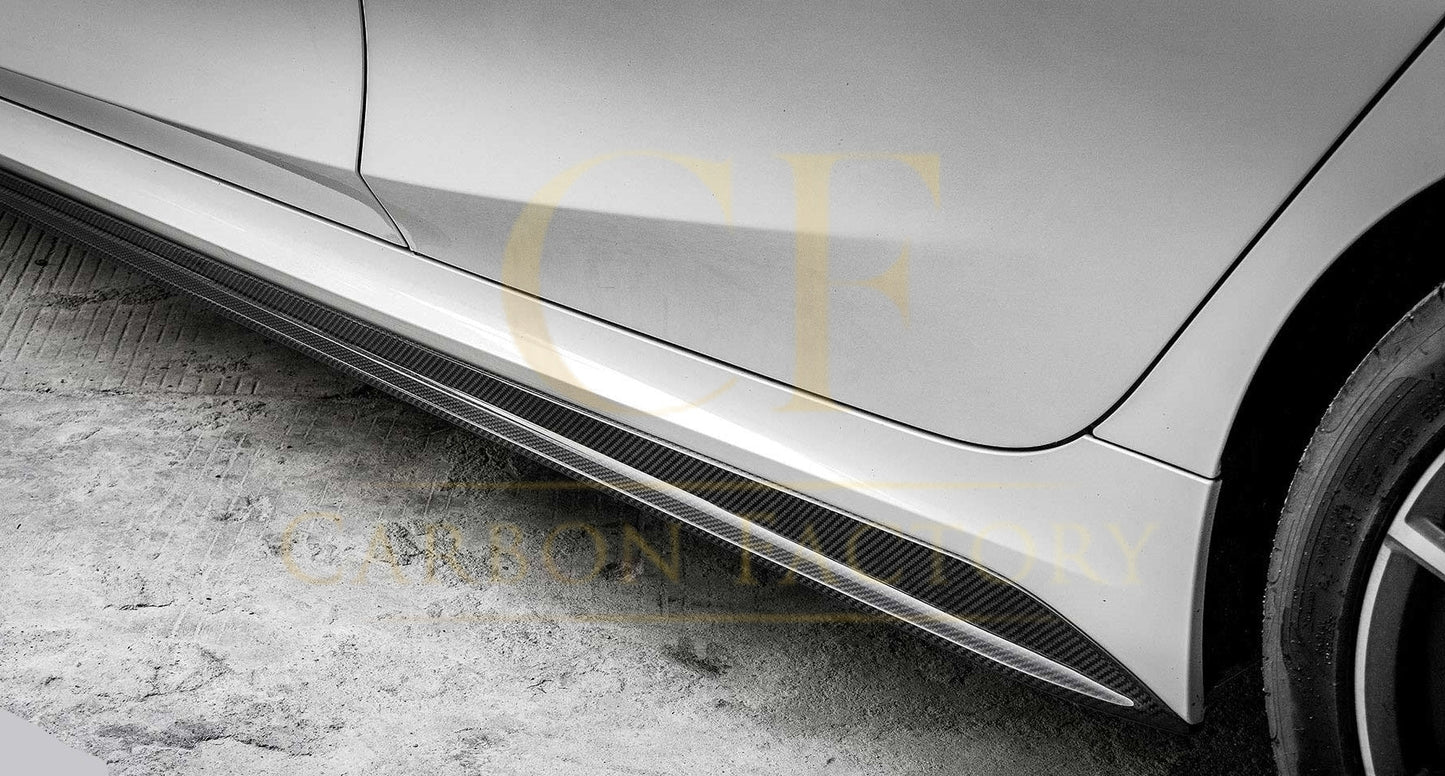 CF Style Pre-Preg Carbon Fibre Side Skirt for BMW G20 3 Series M Sport 19-Present-Carbon Factory