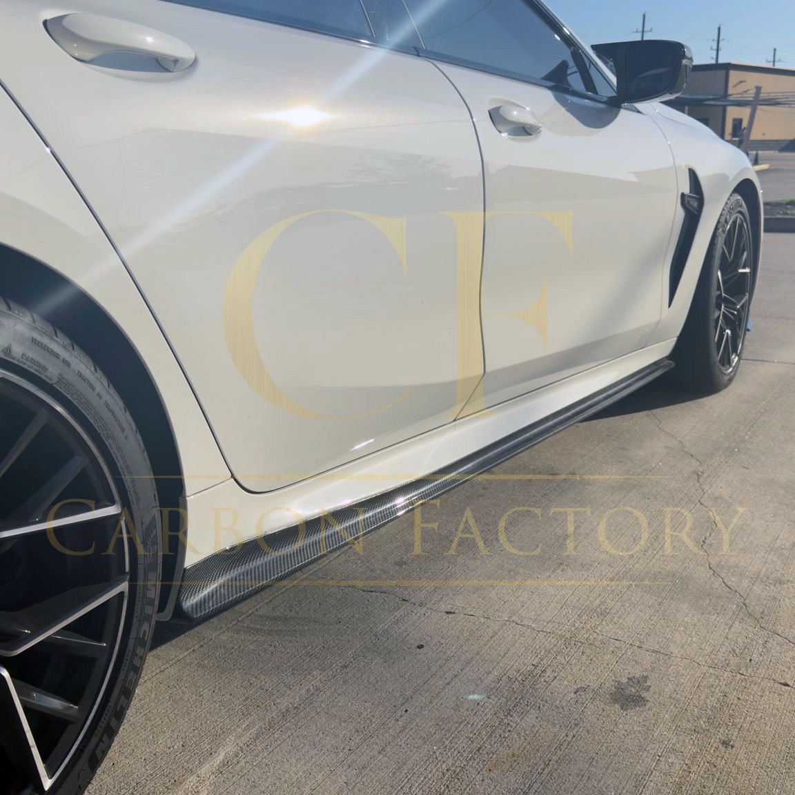 CF Style Pre-Preg Carbon Fibre Side Skirts for BMW G16 8 Series 20-Present-Carbon Factory