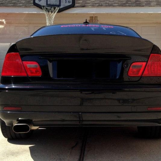CS Style Carbon Fibre Boot Spoiler for BMW E46 3 Series 96-05-Carbon Factory