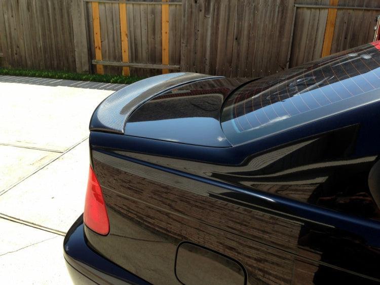 CS Style Carbon Fibre Boot Spoiler for BMW E46 3 Series 96-05-Carbon Factory