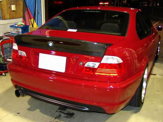CS Style Carbon Fibre Boot Spoiler for BMW E46 3 Series 96-05 - Carbon Factory