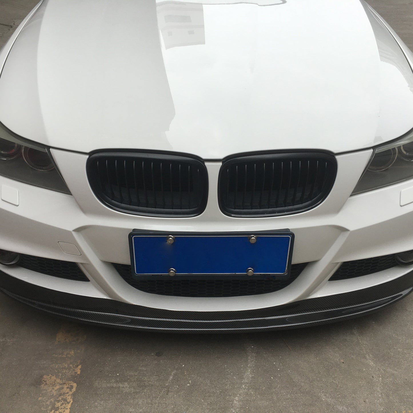 CS Style Carbon Fibre Front Splitter for BMW 3 Series E90 LCI 10-13-Carbon Factory