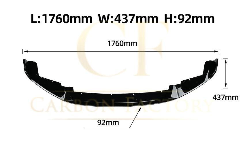 CS Style Gloss Black Front Splitter for BMW F87 M2 OG 14-20-Carbon Factory