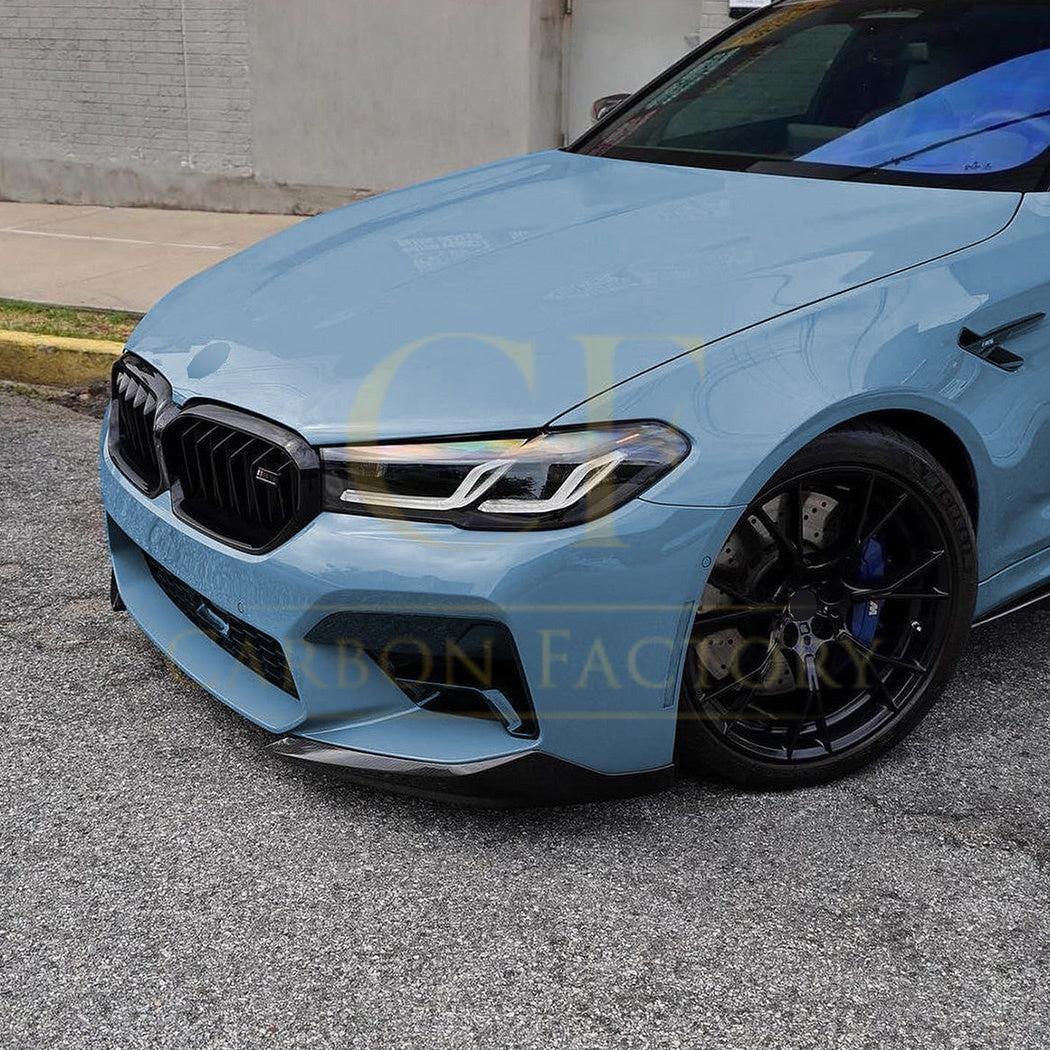 CS Style Gloss Black Front Splitter for BMW F90 M5 21-24-Carbon Factory