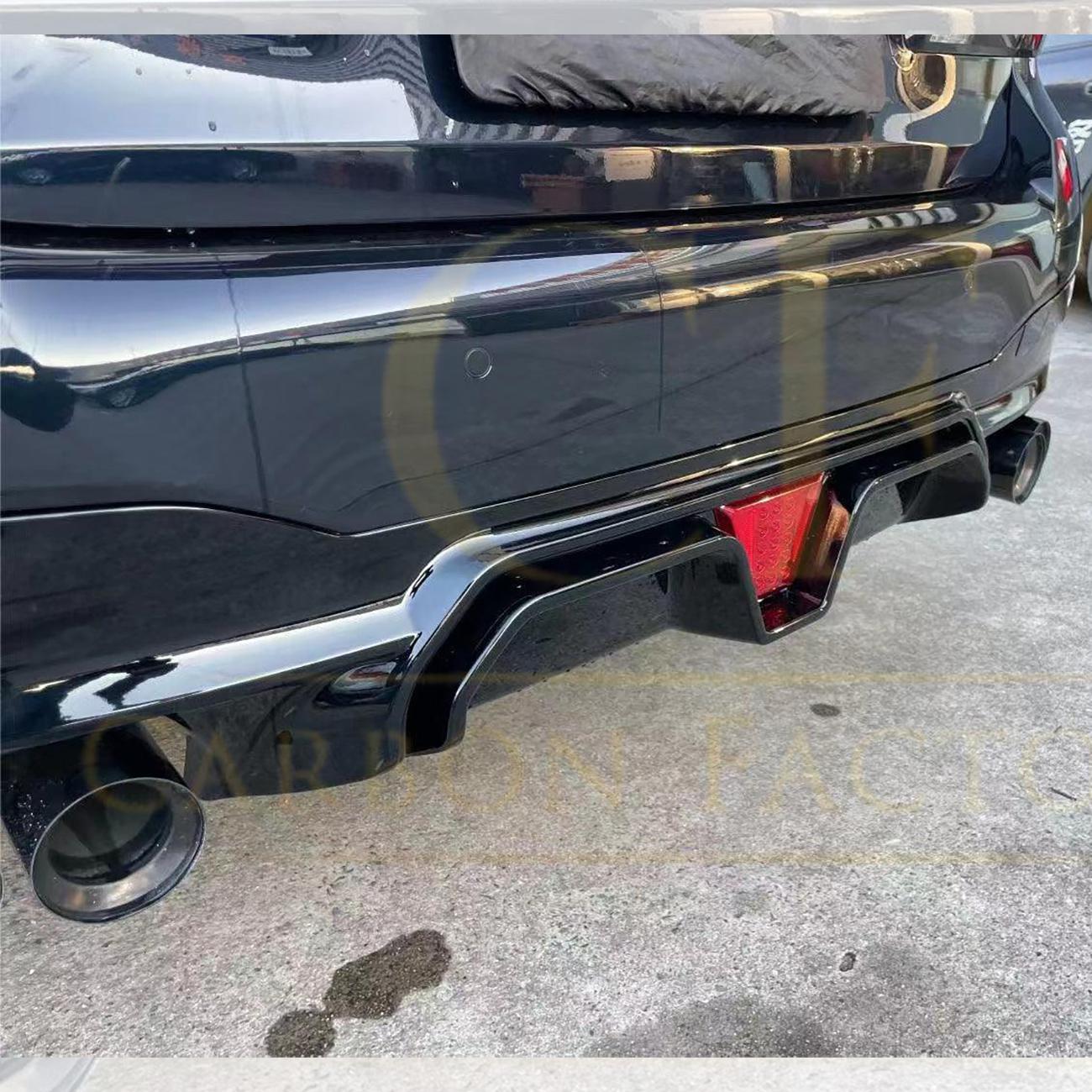 CS Style Gloss Black Rear Diffuser for BMW G30 G31 5 Series M Sport 17-24-Carbon Factory