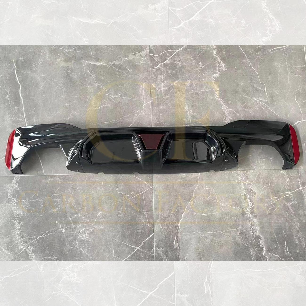 CS Style Gloss Black Rear Diffuser for BMW G30 G31 5 Series M Sport 17-24-Carbon Factory