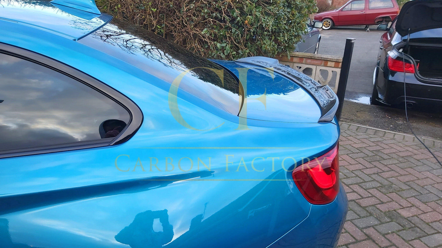 CS Style Pre-Preg Carbon Fibre Boot Spoiler for BMW 2 Series F22 F87 - Carbon Factory