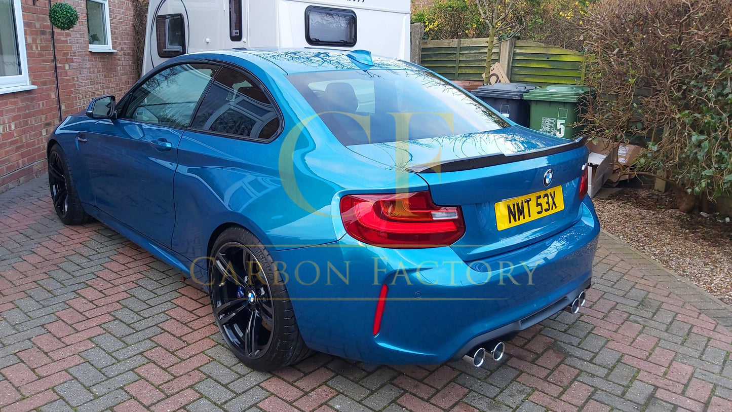 CS Style Pre-Preg Carbon Fibre Boot Spoiler for BMW 2 Series F22 F87 - Carbon Factory
