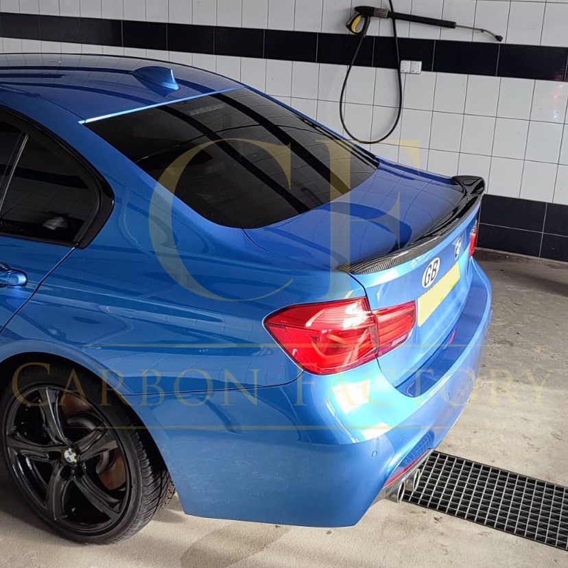 CS Style Pre-Preg Carbon Fibre Boot Spoiler for BMW 3 Series F30 F80 Saloon inc M3 13-18-Carbon Factory