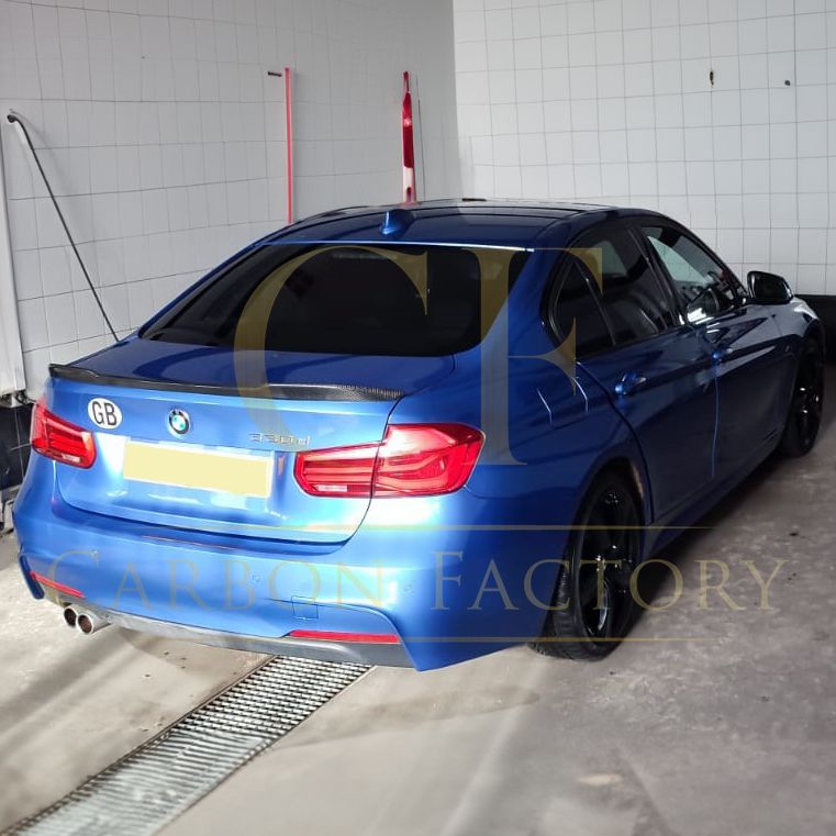 CS Style Pre-Preg Carbon Fibre Boot Spoiler for BMW 3 Series F30 F80 Saloon inc M3 13-18-Carbon Factory