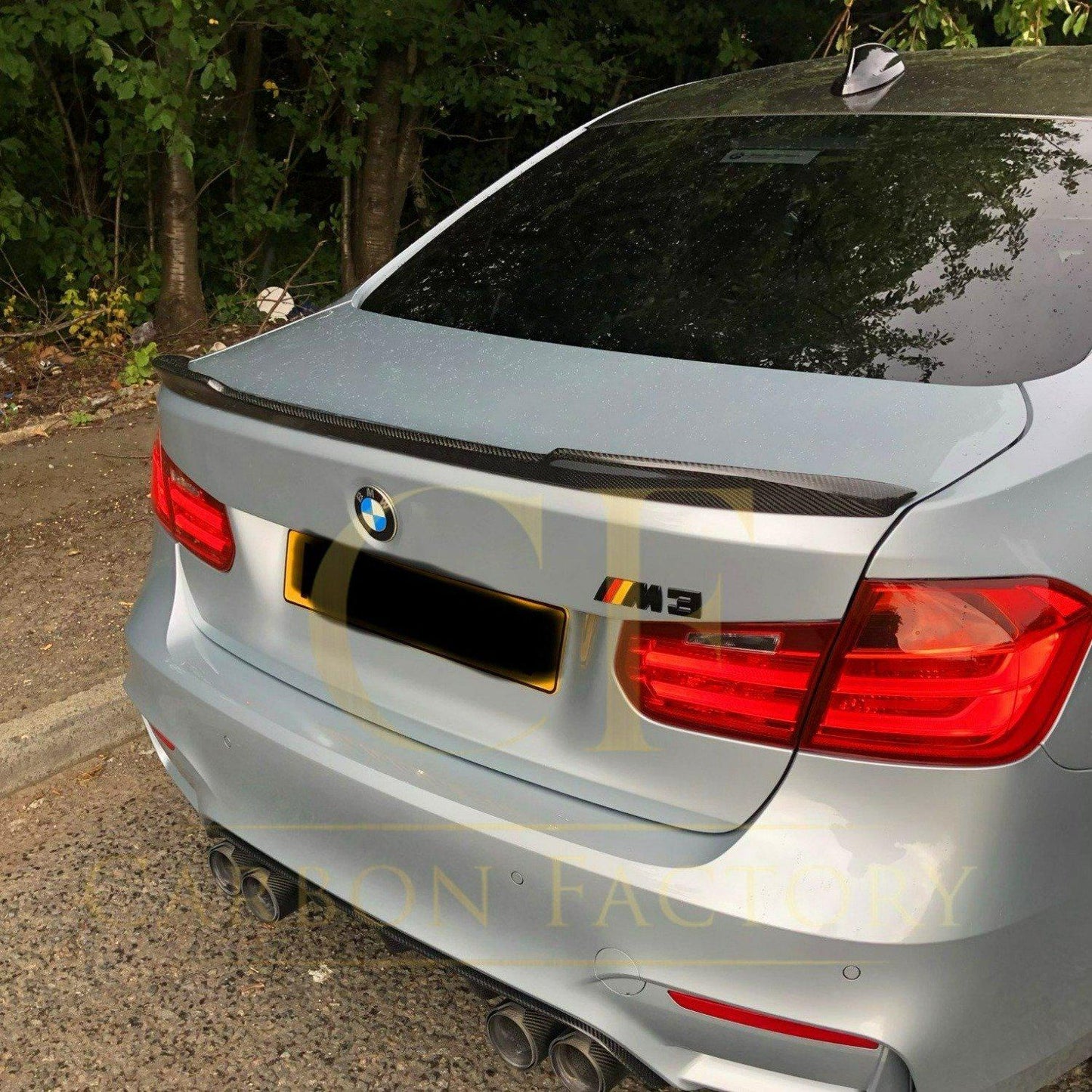 CS Style Pre-Preg Carbon Fibre Boot Spoiler for BMW 3 Series F30 F80 Saloon inc M3 13-18-Carbon Factory