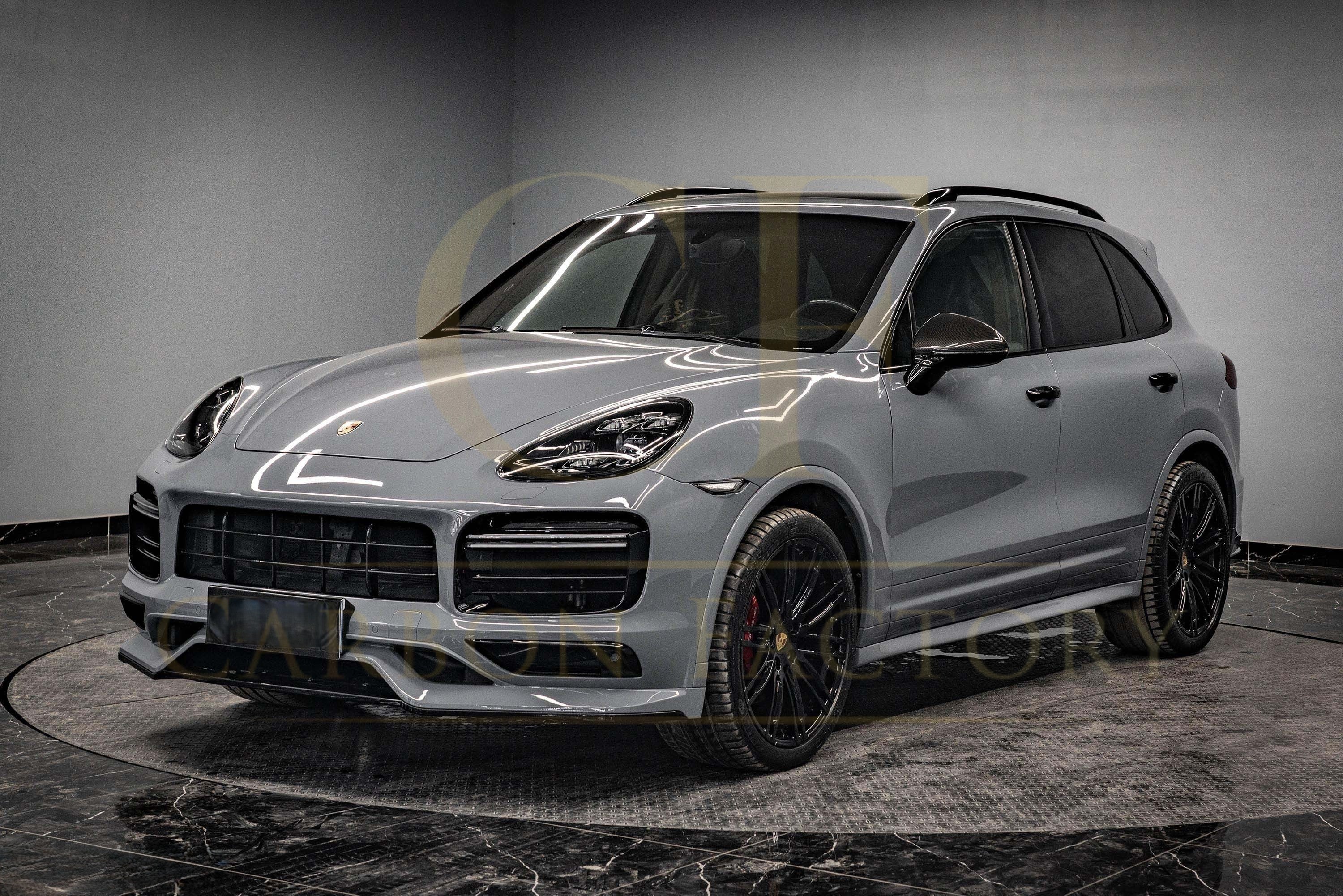 Pre-Preg Carbon Fibre Mirror Covers for Porsche Cayenne 958.2 14-18 LHD - Carbon Factory