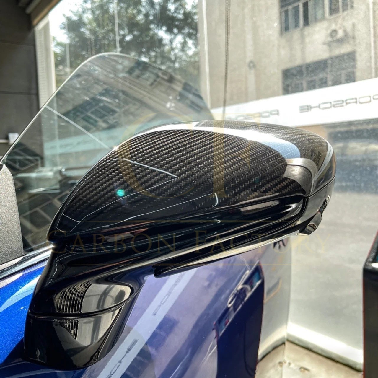 Pre-Preg Carbon Fibre Mirror Covers for Porsche 992 911 LHD 19-Present - Carbon Factory