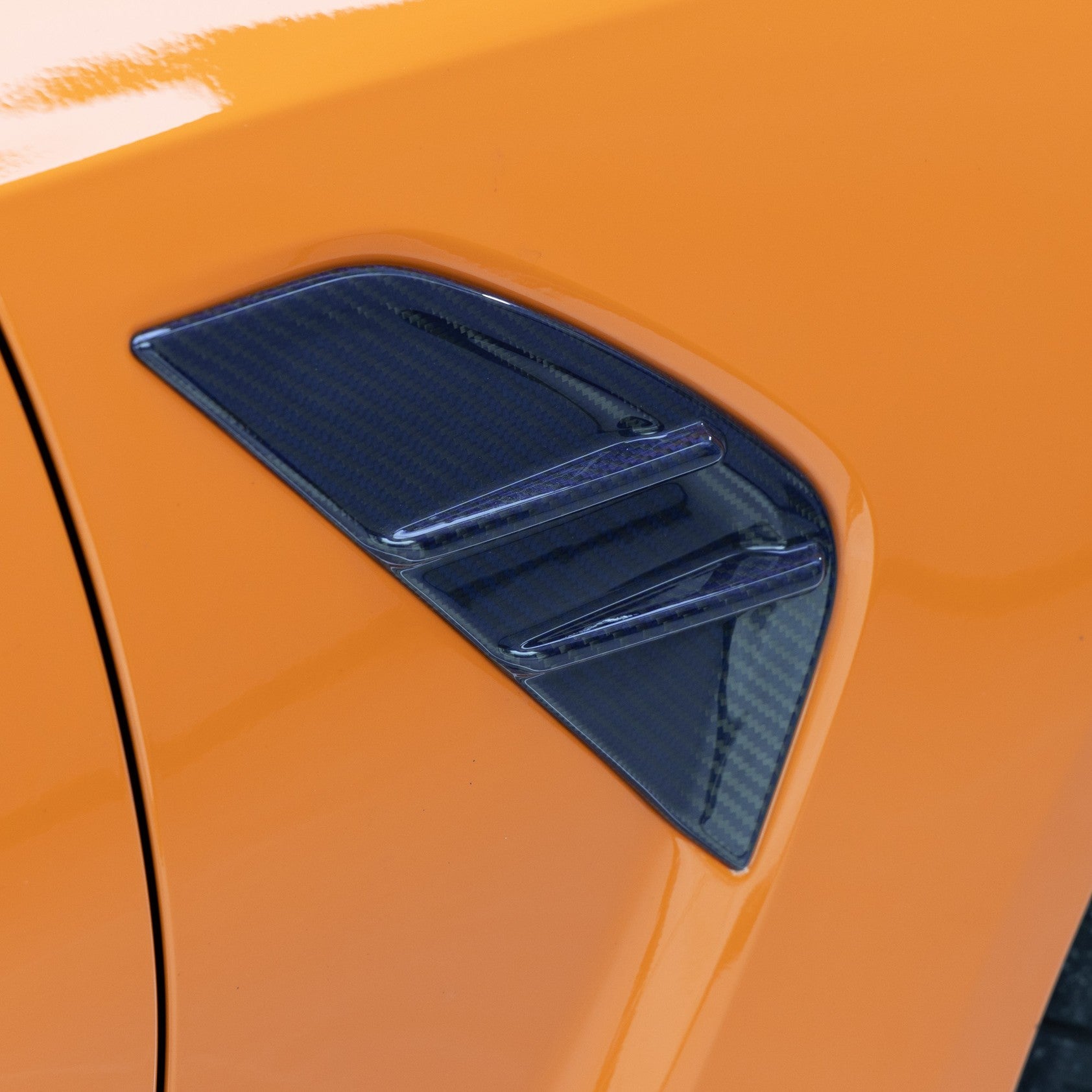 Pre-Preg Carbon Fibre Replacement Side Fender Trim for BMW G80 M3 21-Present - Carbon Factory