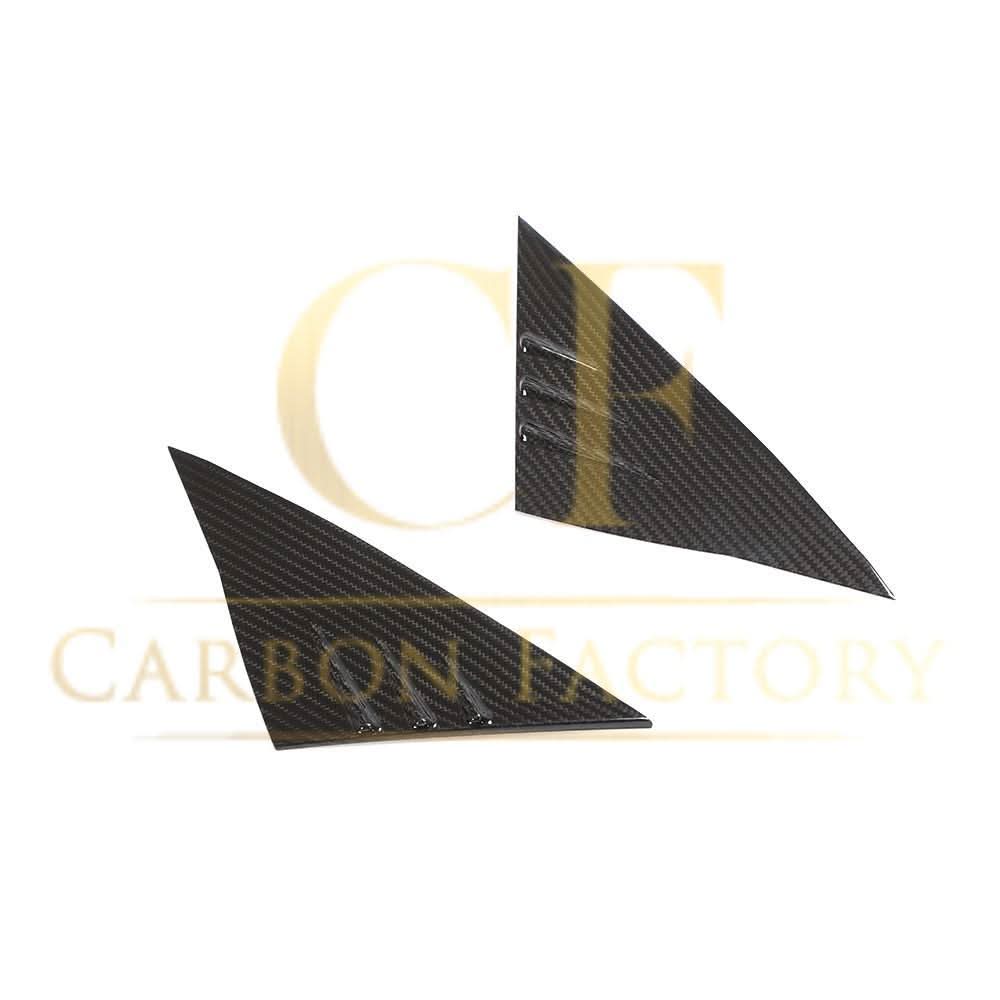 Carbon Fibre A Pillar Window Covers for Tesla Model 3 16-20 - Carbon Factory