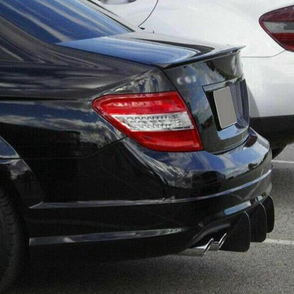 Carbon Fibre Big Fin Rear Diffuser for Mercedes Benz W204 C63 & C Class Pre-Facelift 07-10 - Carbon Factory