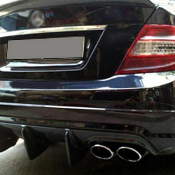 Carbon Fibre Big Fin Rear Diffuser for Mercedes Benz W204 C63 & C Class Pre-Facelift 07-10 - Carbon Factory