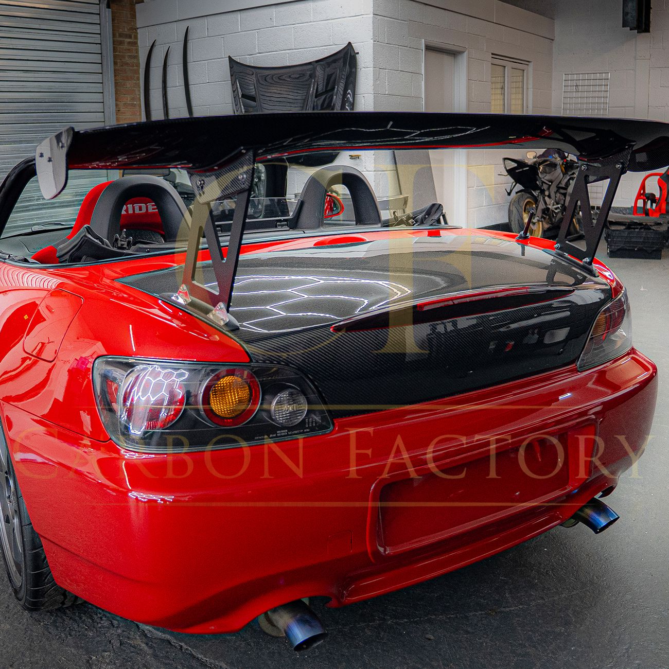 Carbon Fibre Boot Lid for Honda S2000 99-09-Carbon Factory