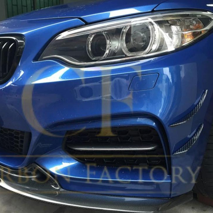 Carbon Fibre Canards set for BMW F22 2 Series M Sport 14-21 - Carbon Factory