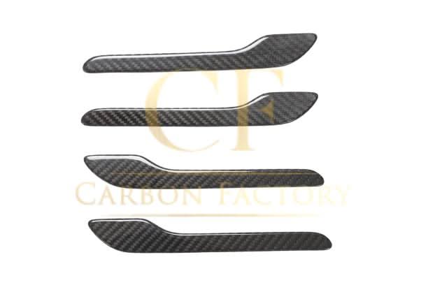 Carbon Fibre Door Handle Covers (4 Doors) for Tesla Model 3 16-23 - Carbon Factory