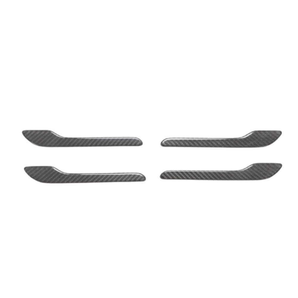 Carbon Fibre Door Handle Covers (4 Doors) for Tesla Model 3 16-23 - Carbon Factory