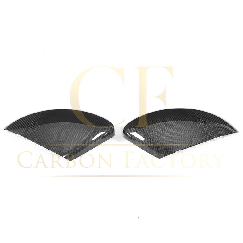 Carbon Fibre Door Mirror Covers for Porsche Boxster & Cayman 718 LHD 16-21-Carbon Factory