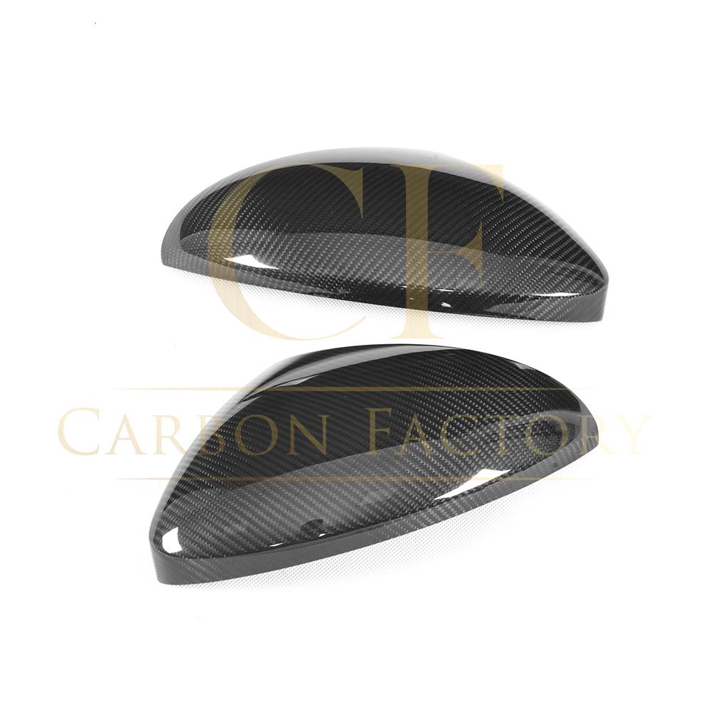 Carbon Fibre Door Mirror Covers for Porsche Boxster & Cayman 718 LHD 16-21-Carbon Factory
