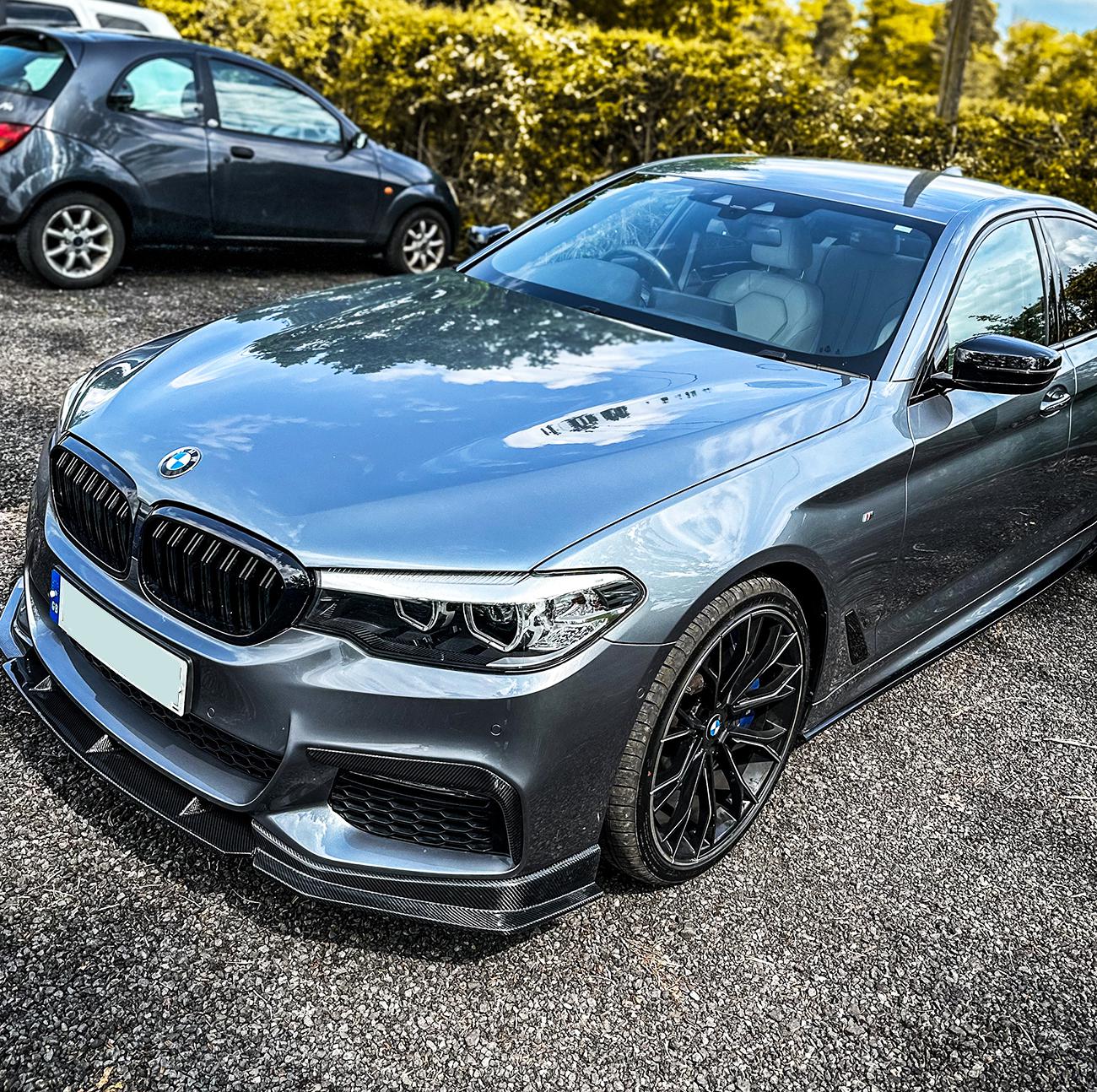 Carbon Fibre Fog Light Trims for BMW G30 G31 5 Series Pre-LCI M Sport 17-20 - Carbon Factory